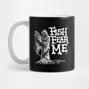 Fish Fear Me Grim Reaper Mug